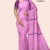Pink Purple Handloom Silk Saree JS3185