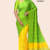 Green Yellow Handloom Silk Saree JS4330