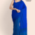 Vibrant Blue Handloom Cotton Saree DC2901