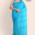 Bright Blue Handloom Cotton Saree DC2913