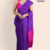 Purple Handloom Cotton Saree DC2956