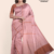 Light Brown Pink Handloom Silk Saree JS3248