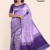 Lavender Handloom Silk Saree JS3261