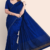 Deep Blue Handloom Silk Saree JS4069