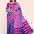 Pink Purple Handloom Silk Saree JS3207