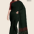 Dark Green Handloom Cotton Saree DC3027