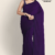Deep Purple Handloom Cotton Saree DC3047