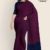 Dark Purple Handloom Cotton Saree DC3067