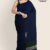 Dark Blue Handloom Cotton Saree DC3083