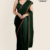 Dark Green Handloom Cotton Saree DC3089