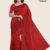Bright Red Handloom Silk Saree JS2537