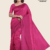 Bright Pink Handloom Silk Saree JS2538