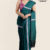 Dark Green Handloom Cotton Saree DC2991