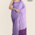 Exquisite Lavender Handloom Cotton Saree DC2996