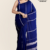 Dark Blue Handloom Cotton Saree DC3007