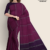 Magenta Purple Handloom Cotton Saree DC3097