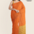 Orange Handloom Cotton Saree DC3112