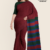 Maroon Handloom Cotton Saree DC3118