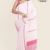 Pink White Handloom Cotton Saree DC3131