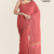 Reddish Pink Handloom Cotton Saree DC3138