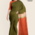 Green Handloom Cotton Saree DC3151