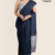 Dark Blue Handloom Cotton Saree DC3187