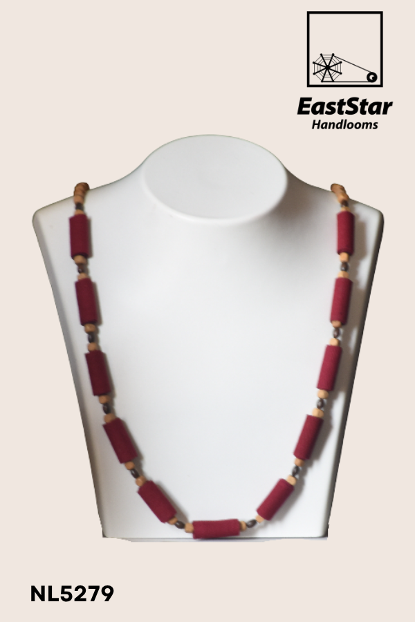 Maroon Handmade Necklace NL5279 Maroon Handmade Necklace NL5279