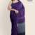 Purple Handloom Cotton Saree DC2643