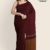 Maroon Handloom Cotton Saree DC3119