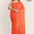 Orange Handloom Cotton Saree DC3142
