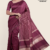 Rich Maroon Handloom Silk Saree JS2840