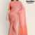 Peach Handloom Cotton Saree DC3212