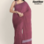 Maroon Handloom Cotton Saree DC3259