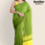 Green Handloom Cotton Saree DC3266