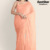 Peach Handloom Cotton Saree DC3284