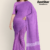 Light Purple Handloom Cotton Saree DC3287