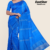 Bright Blue Handloom Silk Saree JS3288