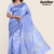 Light Blue Handloom Silk Saree JS3325