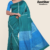 Teal Colour Handloom Silk Saree JS3362