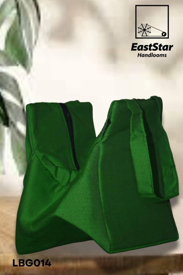 Green Handloom Lunch Bag LBG014 Green Handloom Lunch Bag LBG014