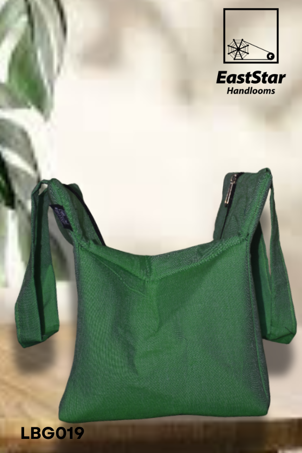 Beige Green Handloom Lunch Bag LBG019 Beige Green Handloom Lunch Bag LBG019