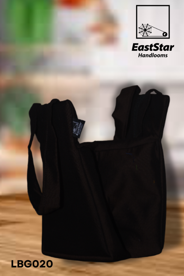 Dark Tote Handloom Lunch Bag LBG020 Dark Tote Handloom Lunch Bag LBG020