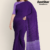 Deep Purple Handloom Cotton Saree U6660