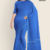Light blue Blue Handloom Cotton Saree DC2911