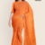 Orange Handloom Cotton Saree DC3143