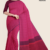 Magenta Handloom Cotton Saree DC3227