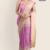 Lavender Pink & Beige Handloom Cotton Saree DC3293