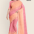 Rose Pink Peach Handloom Cotton Saree DC3294