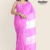 Bright Pink Handloom Cotton Saree DC3319