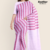 Lilac and Mauve Handloom Cotton Saree DC3322
